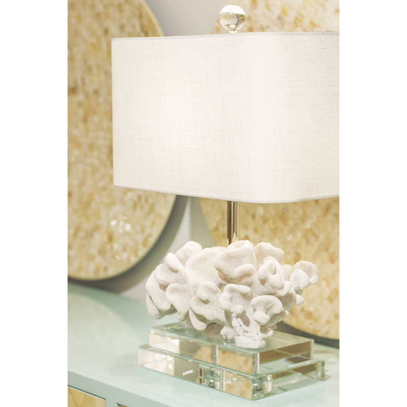 coral bedside lamp