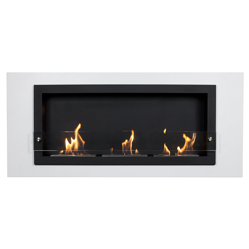 Nu Flame Camino Bianco Tres Wall Mounted Bio Ethanol Tabletop