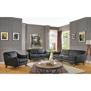 Wade 3 Piece Configurable Living Room Set by Red Barrel Studio