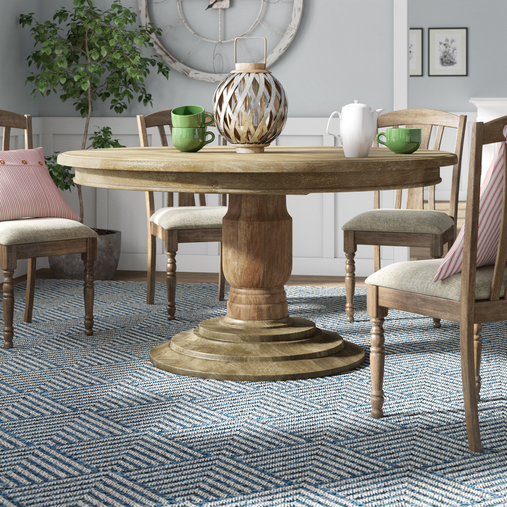 round 6 seater dining table