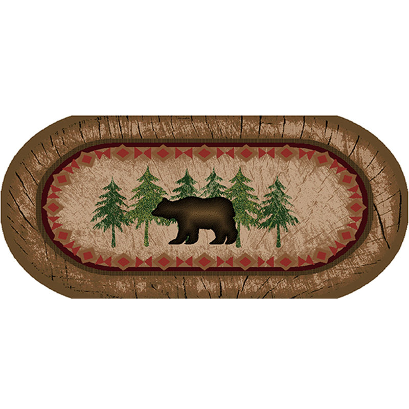 Rugs of Dalton Country Cabin 46 in. x 30 in. Non-Slip ...