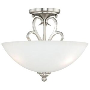 Elayne 2-Light Semi Flush Mount