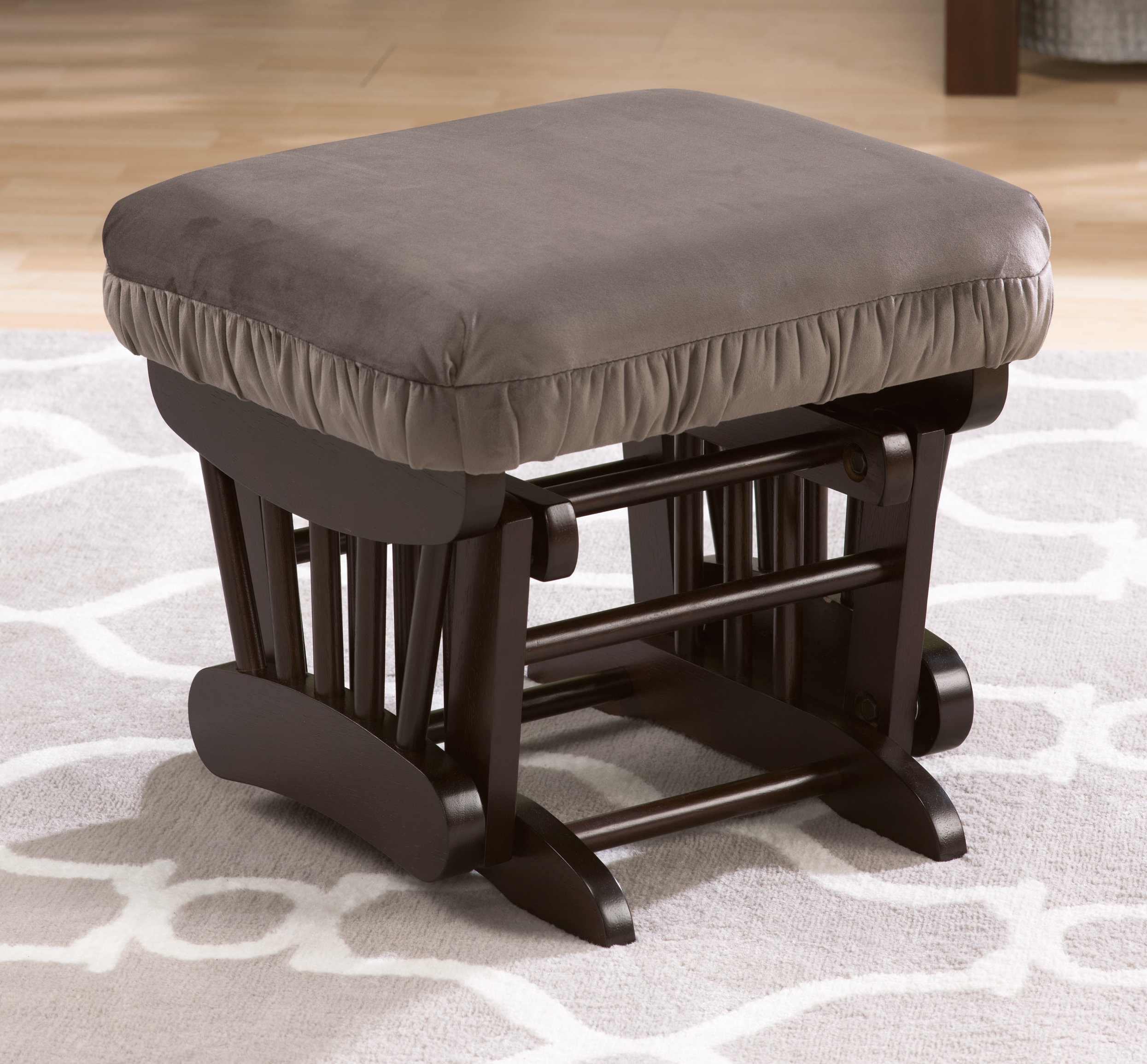 glider with gliding ottoman
