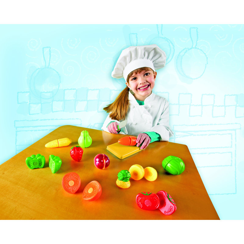 sliceable fruits vegetables set