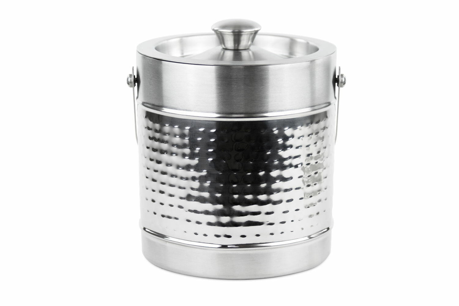 small ice buckets stainless steel