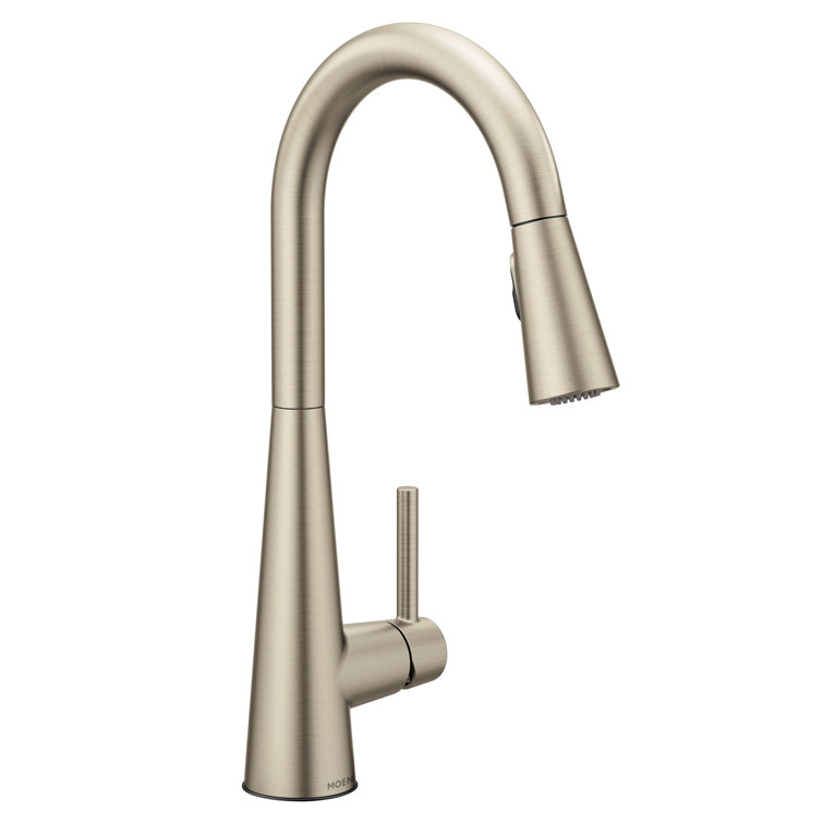 Sleek Pull Down Single Handle Kitchen Faucet with Power Boost Technology  and Duralock