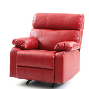 Red Leather Reclining Chair red recliners - chairs & recliners | wayfair Red Leather Reclining Chair red recliners - chairs & recliners | wayfair