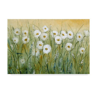East Urban Home Daisy Spring I Acrylic Painting Print On Wrapped