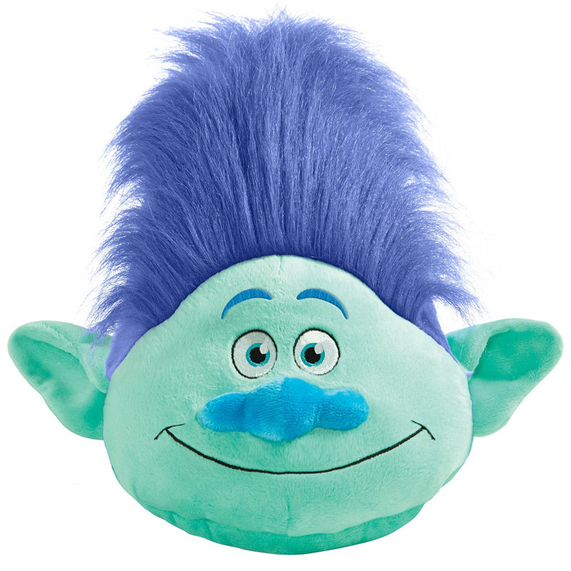 Pillowpets Dreamworks Trolls Branch Plush Chenille Throw Pillow