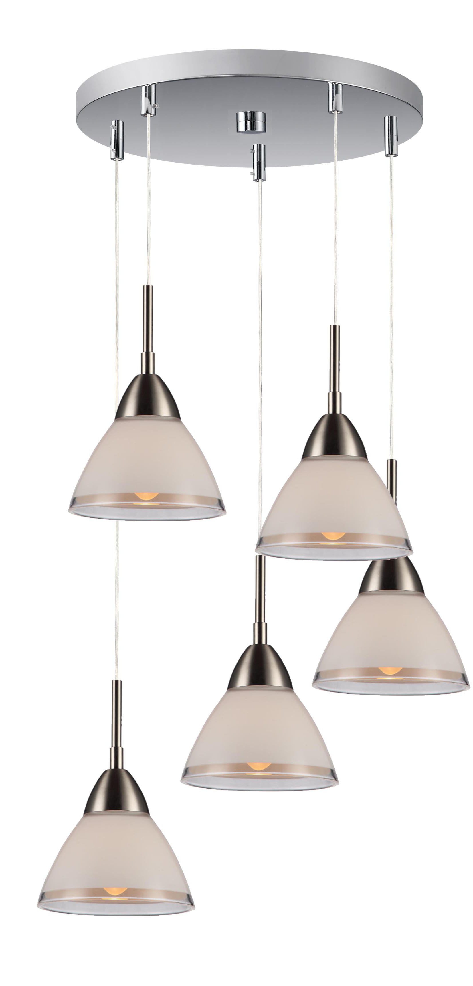 Latitude Run Funsch 5 Light Cluster Cone Pendant Wayfair