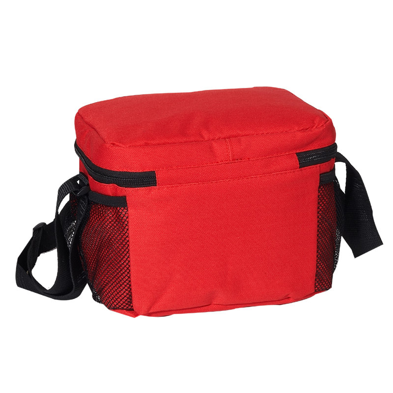 red insulated bag