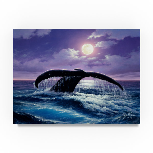 Whale Tail Painting Wayfair