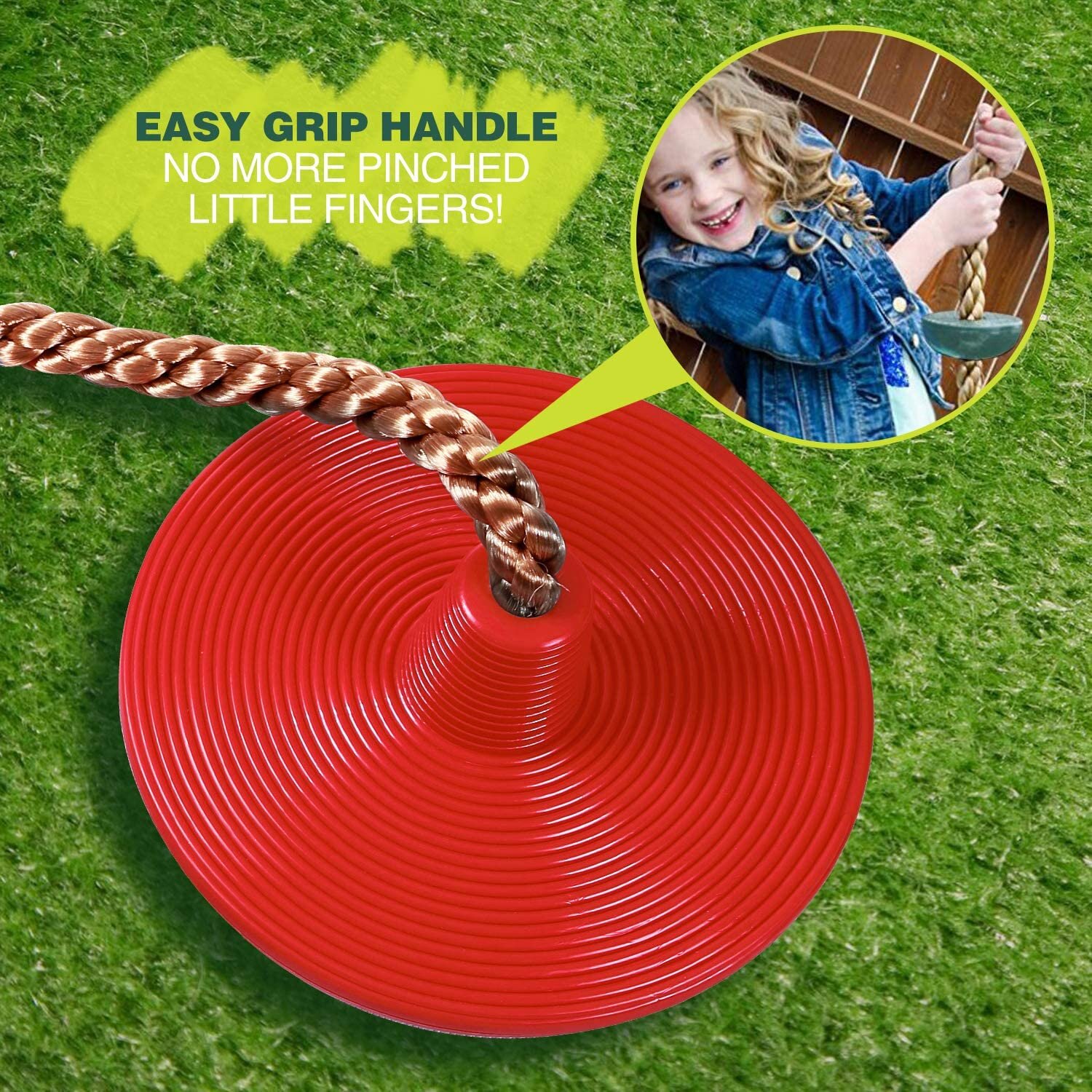 plastic disc swing seat