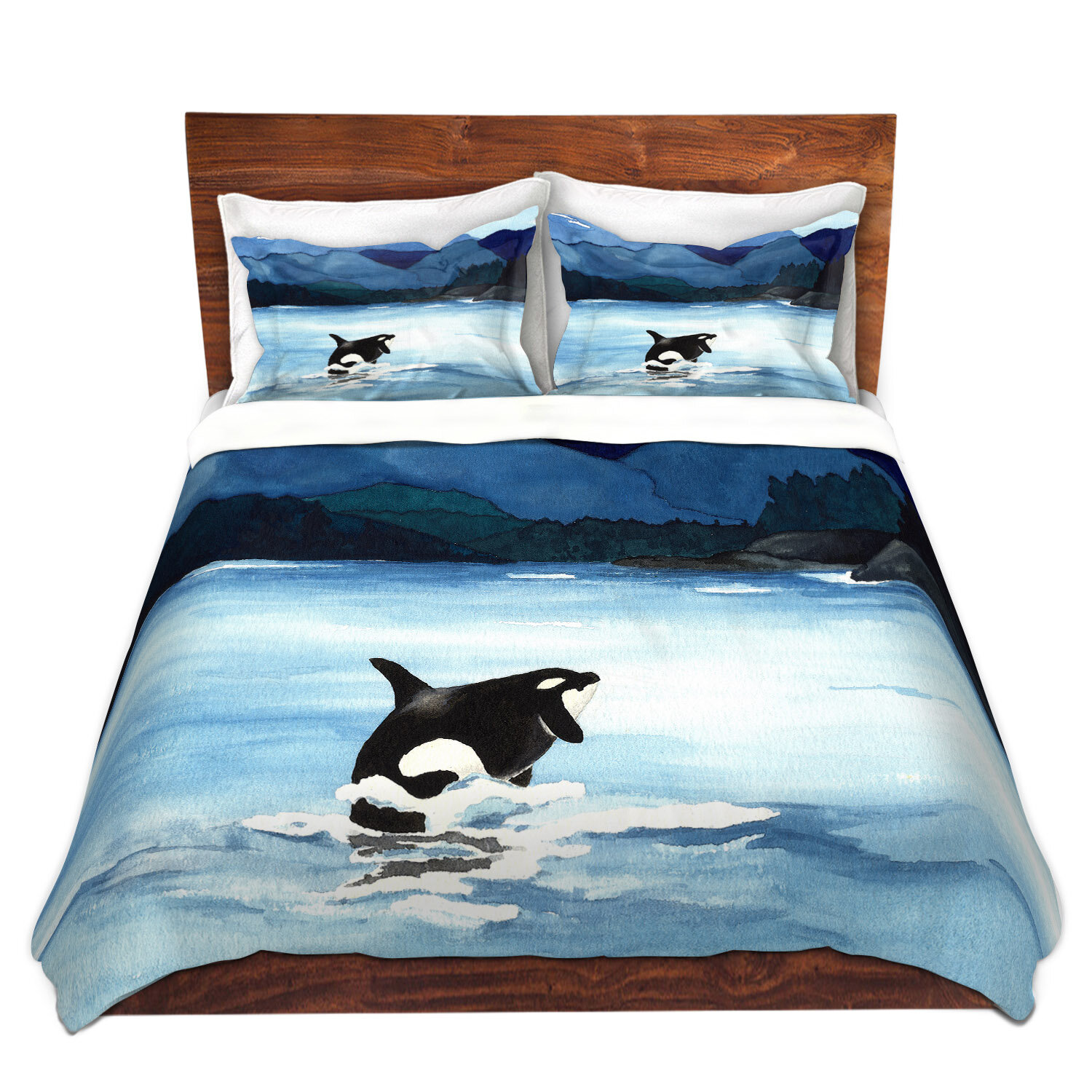 Zoomie Kids Harrogate Brazen Design Studio Orca Beach Microfiber