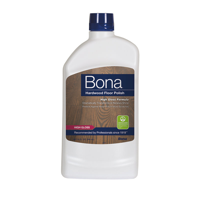 Bona High Gloss Hardwood Floor Polish 32 Oz Reviews Wayfair Bona High Gloss Hardwood Floor Polish