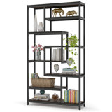 Black Geometric Bookcases You Ll Love In 2021 Wayfair