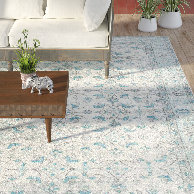 Lark Manor Navarrete Aqua Beige Gray Area Rug Reviews Wayfair Navarrete Aqua Beige Gray Area Rug