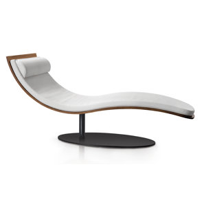 Go to store & view more images Corrigan Studio Daventry Genuine leather Chaise Lounge