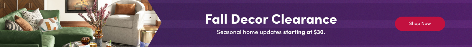 Shop Fall Decor from $30