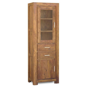 Standvitrine Modena aus Massivholz von UnoDesign