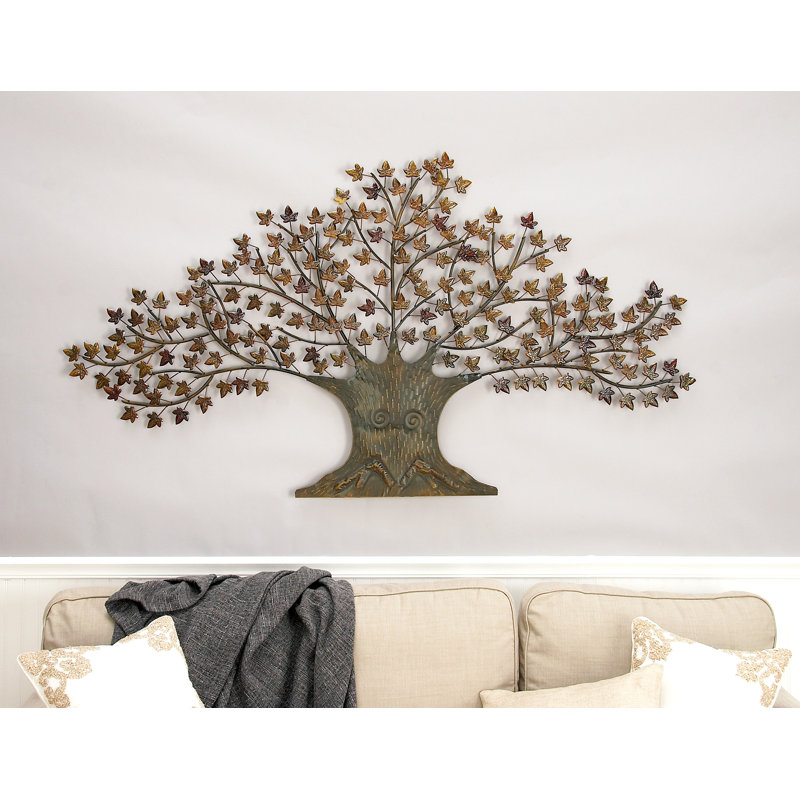Cole Grey Metal Tree Wall Decor Reviews Wayfair Metal Tree Wall Decor