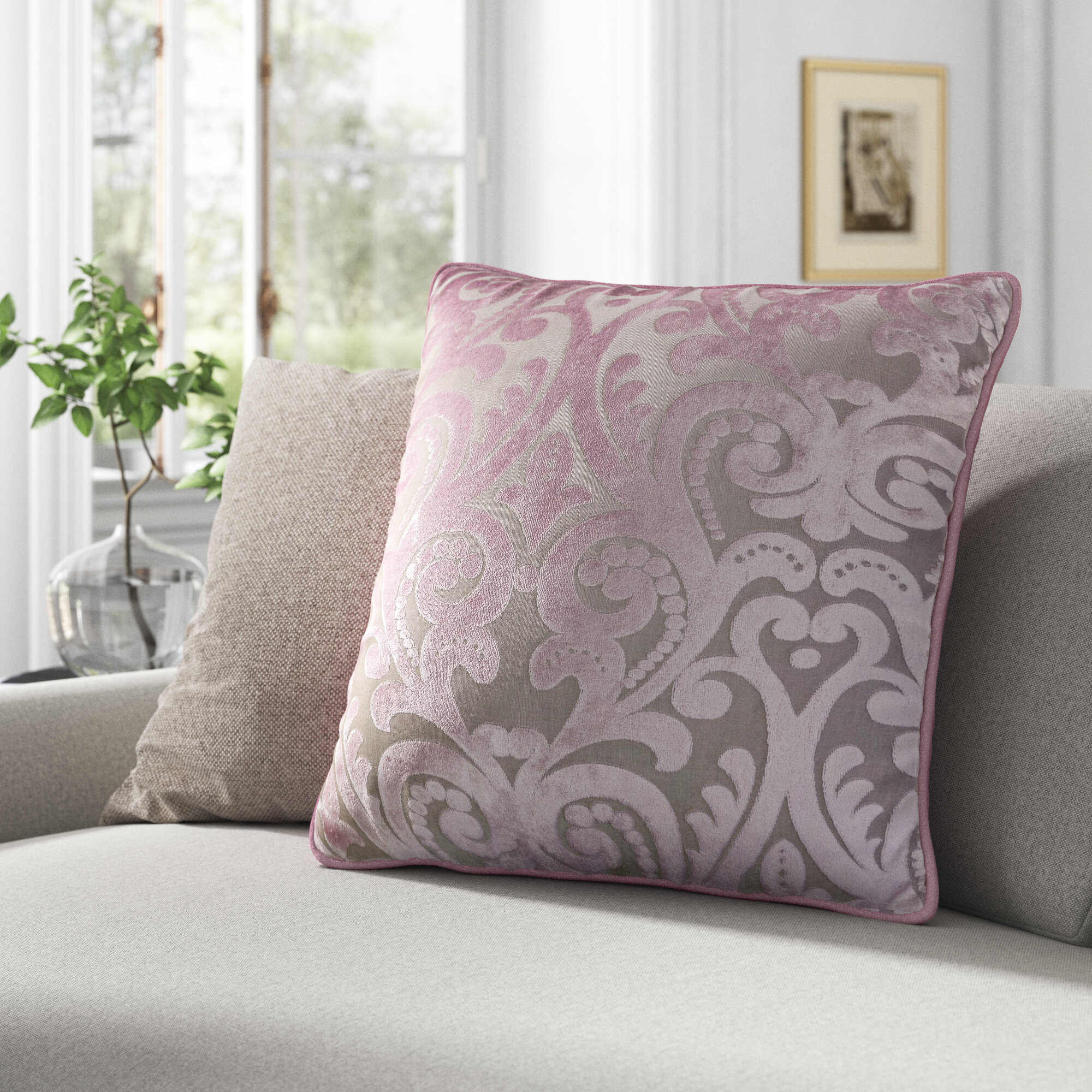 Pink Velvet Throw Pillows You Ll Love In 2021 Wayfair