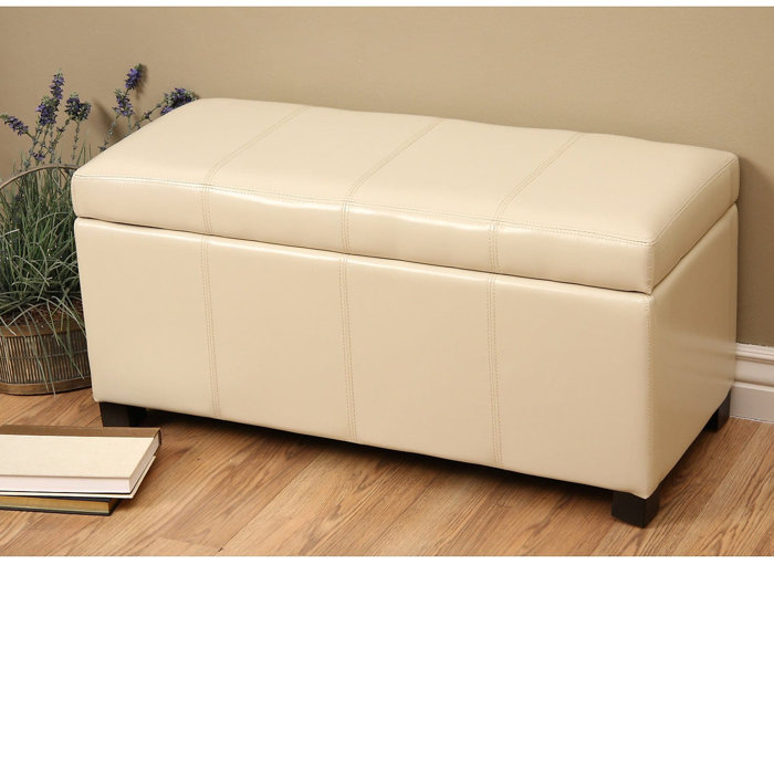 Winston Porter Santoro Upholstered Storage Bench Reviews Wayfair