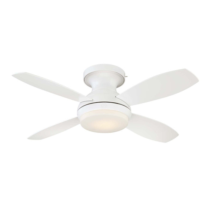Ge 44 Skyplug Kinsey 4 Blade Led Ceiling Fan With Remote Light