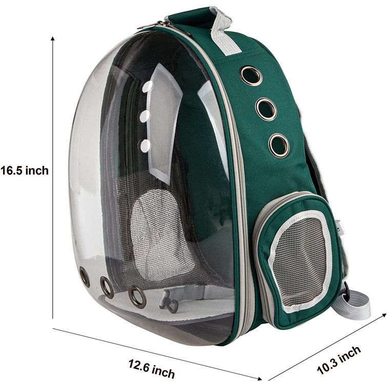 transparent pet carrier