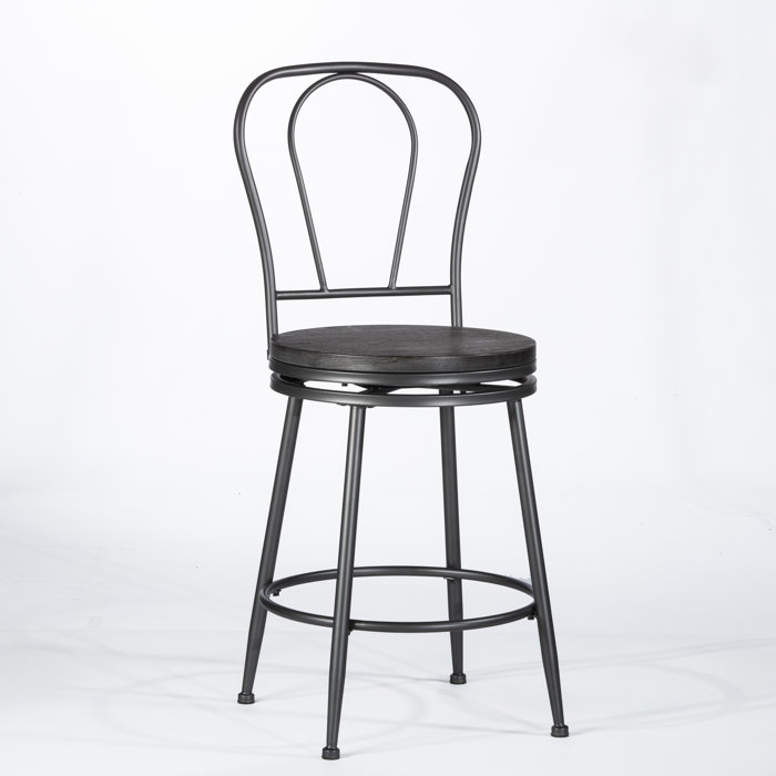 Odaniel Metal Back 26 Swivel Bar Stool Odaniel Metal Back 26 Swivel Bar Stool