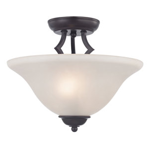 Ellerbee 2-Light Semi-Flush Mount