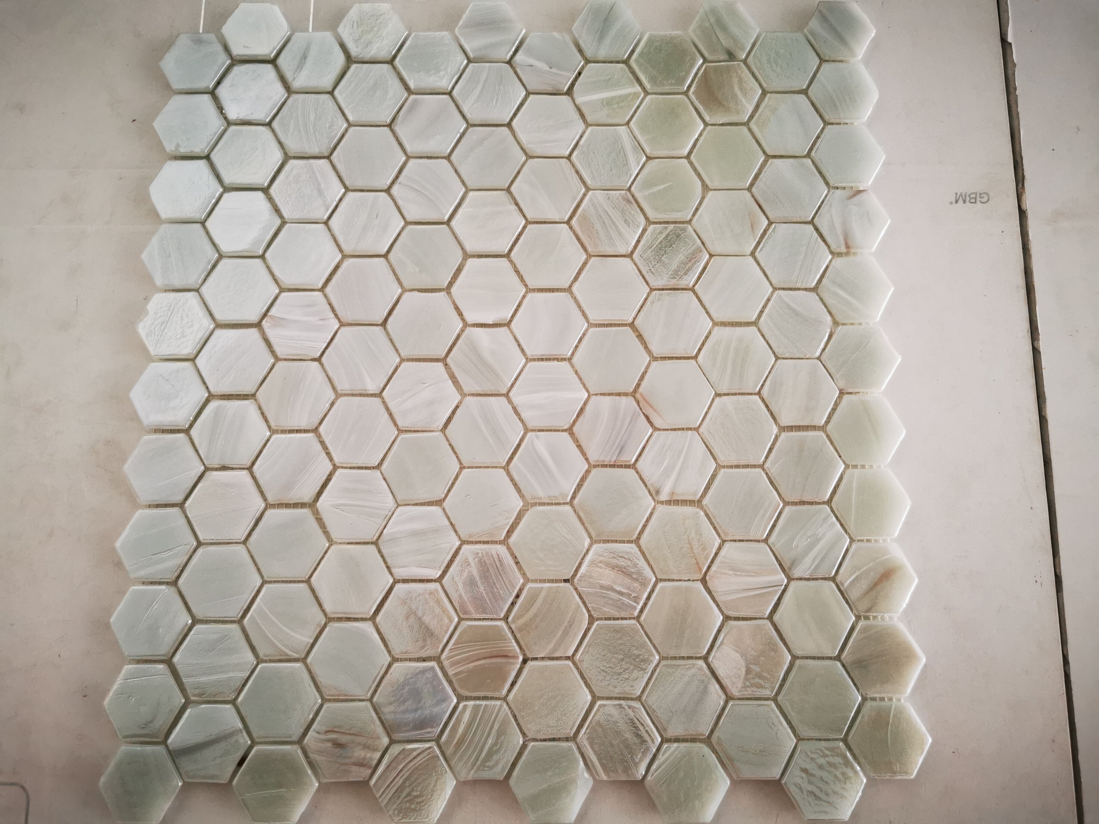 Abolos Hexagon 1 X 1 Glass Tile Mosaic Sheet Reviews Wayfair