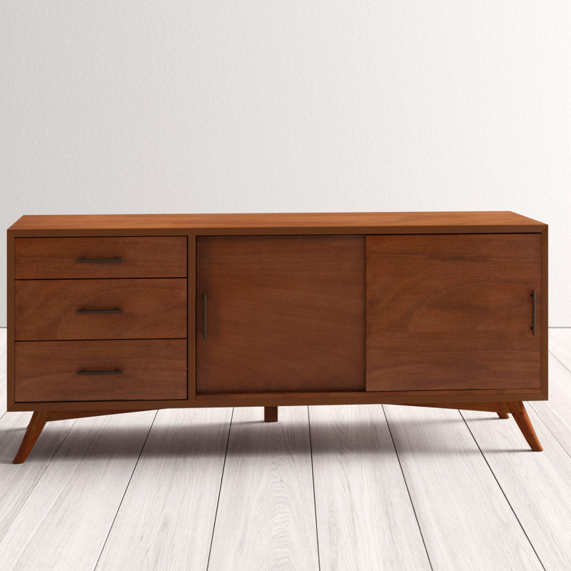 Parocela Cabinet Enclosed Storage Tv Stand For Tvs Up To 70 Inches