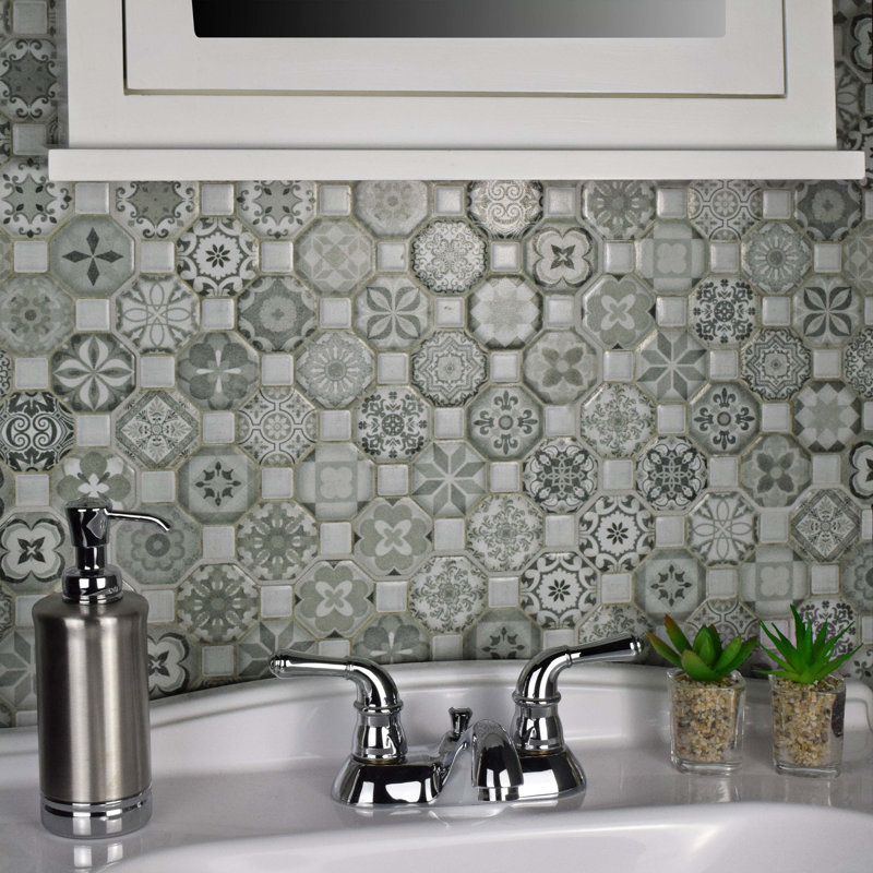 Elitetile Edredon 12 X 12 Ceramic Stone Look Wall Floor Tile Reviews Wayfair