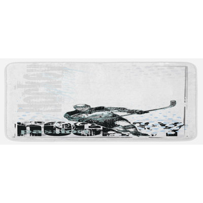 Hockey Kitchen Mat East Urban Home