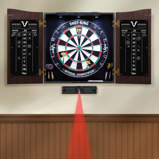 Dart Boards Cabinets You Ll Love Wayfair Vault Dartboard And Cabinet Set