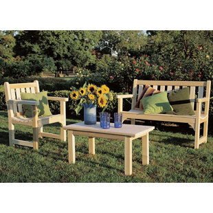 Outdoor Table And Bench Set Wayfair English Bench Seating Group