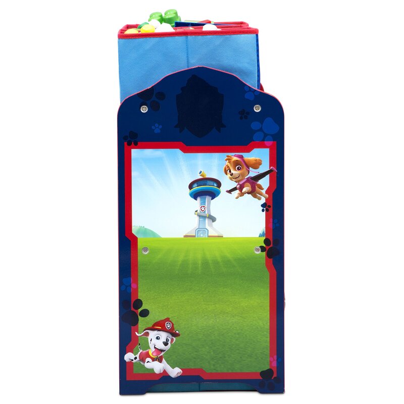 paw patrol book and toy organizer