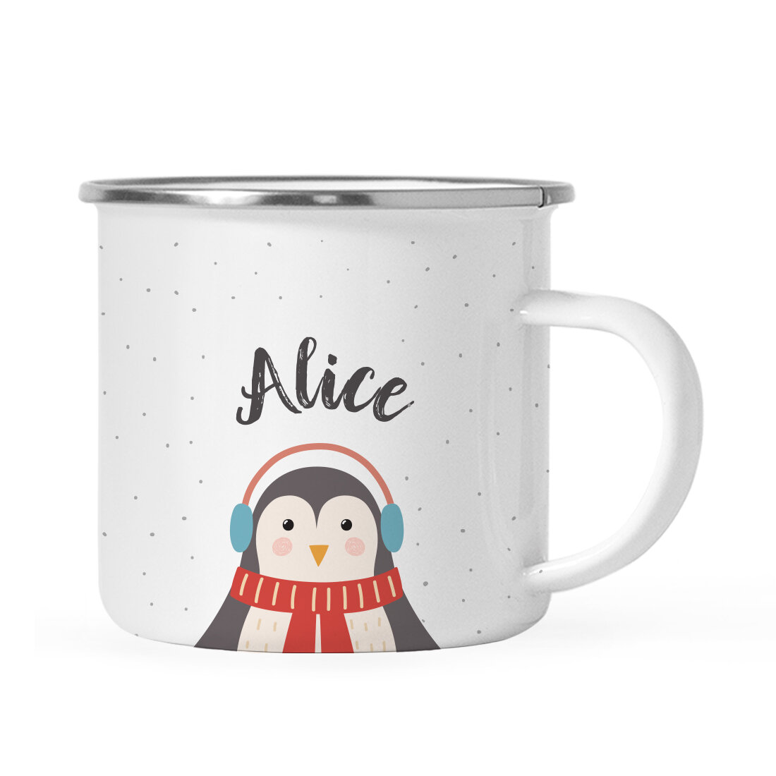 NEW Black PENGUIN Mug for Coffee Tea Hot Cocoa 12 oz Ceramic Adorable