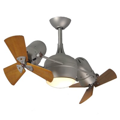 17 Stories 41 Valerian 6 Blade Led Dual Ceiling Fan With