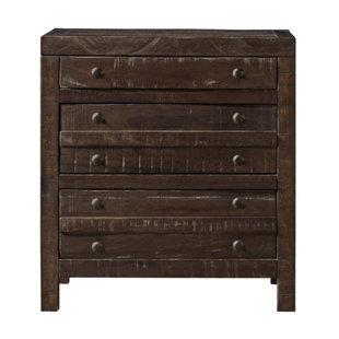 Go to store & view more images Owatonna Wooden 3 Drawer Nightstand by Williston Forge