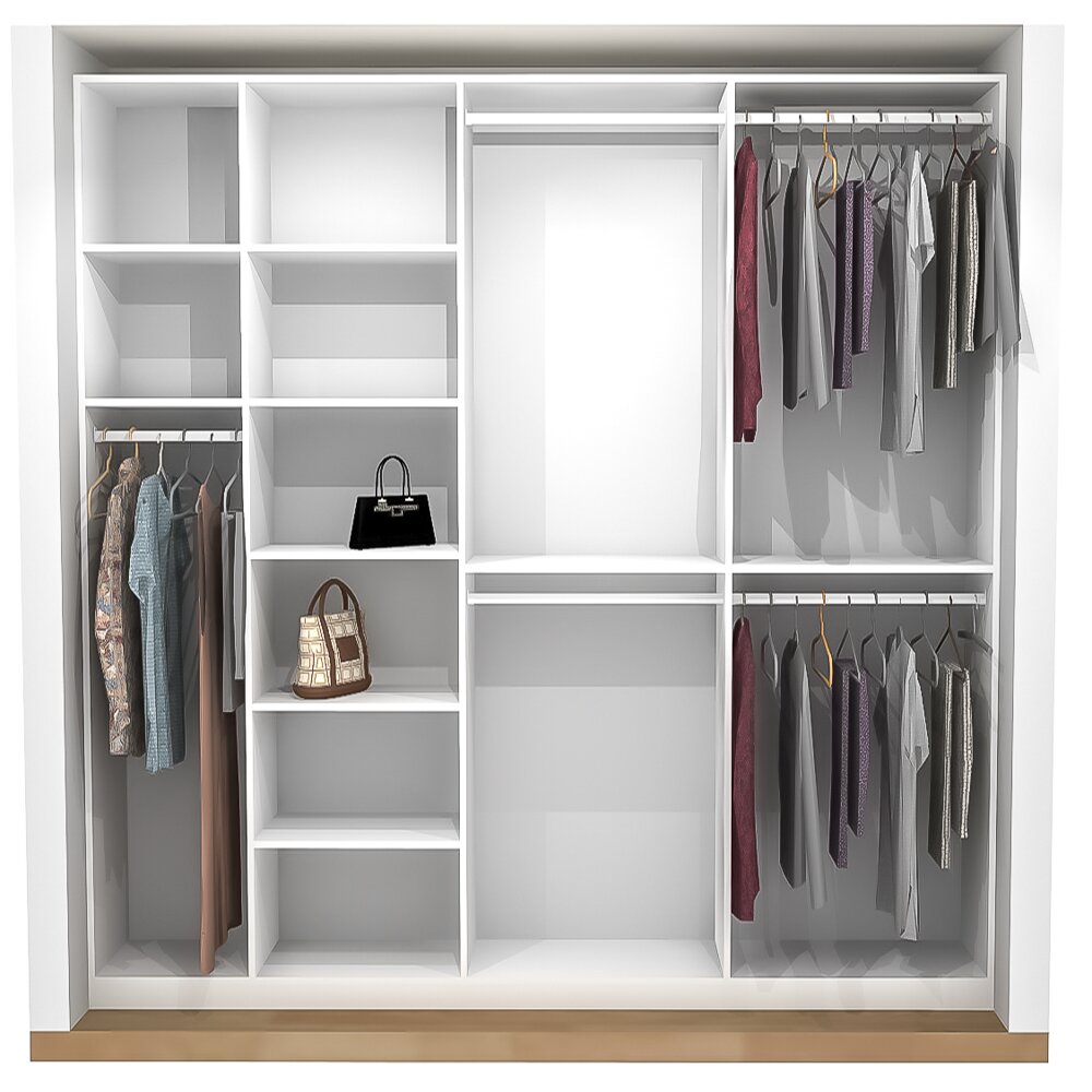 Latitude Run® Crissey Closet System & Reviews | Wayfair