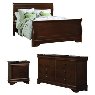 Solid Cherry Bedroom Set Wayfair Abbeville Sleigh Configurable Bedroom Set
