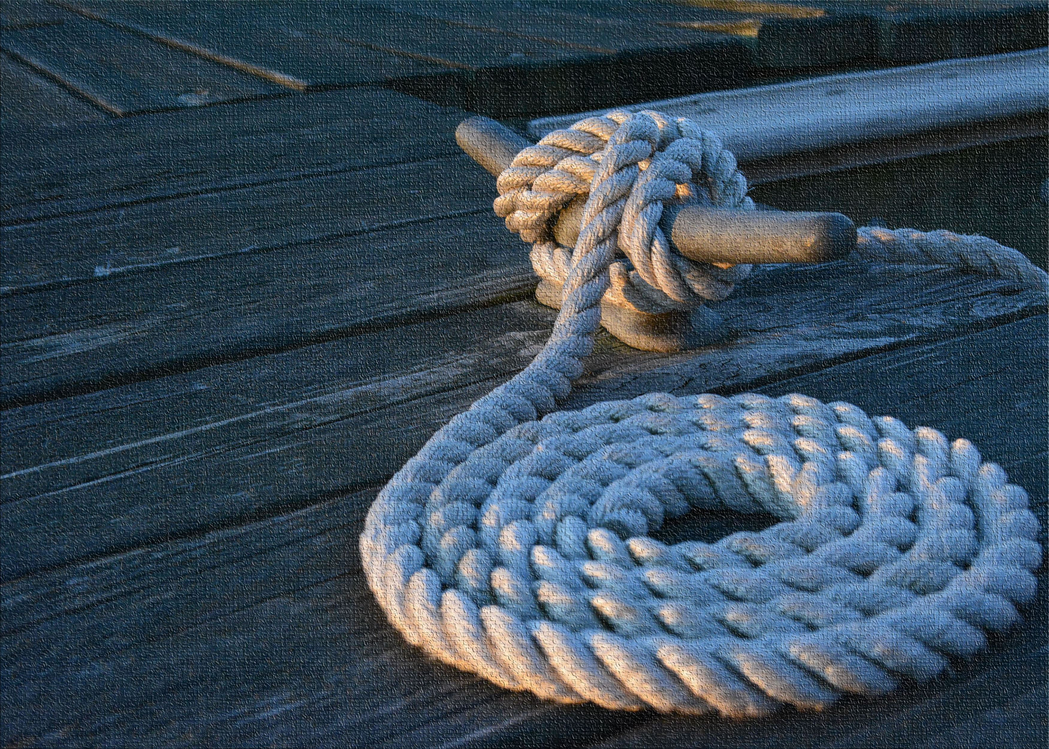 navy rope