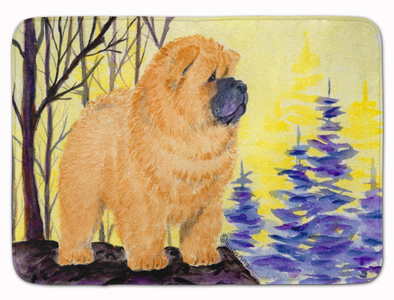 Red Barrel Studio Chow Chow Rectangle Microfiber Non Slip Bath Rug Wayfair