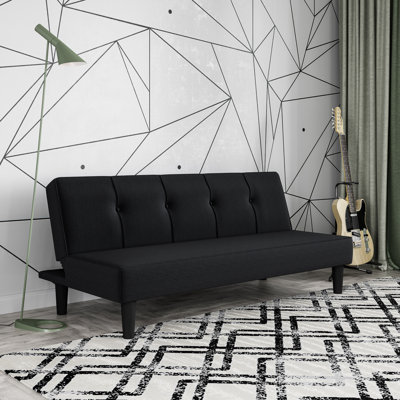 Incomplet)Serta Leonard 66.1\" Tufted Convertible Futon Sofa
