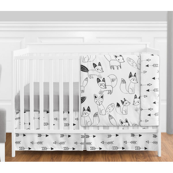 baby girl fox bedding