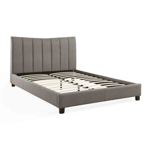 Emilio Pebble Channel Tufted Upholstered Platform Bed by Ivy Bronx