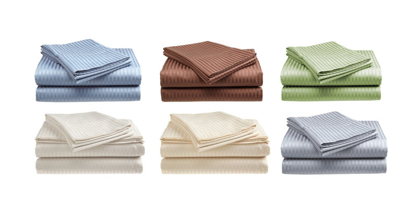 Alwyn Home 400 Thread Count Striped 100 Cotton Sheet Set