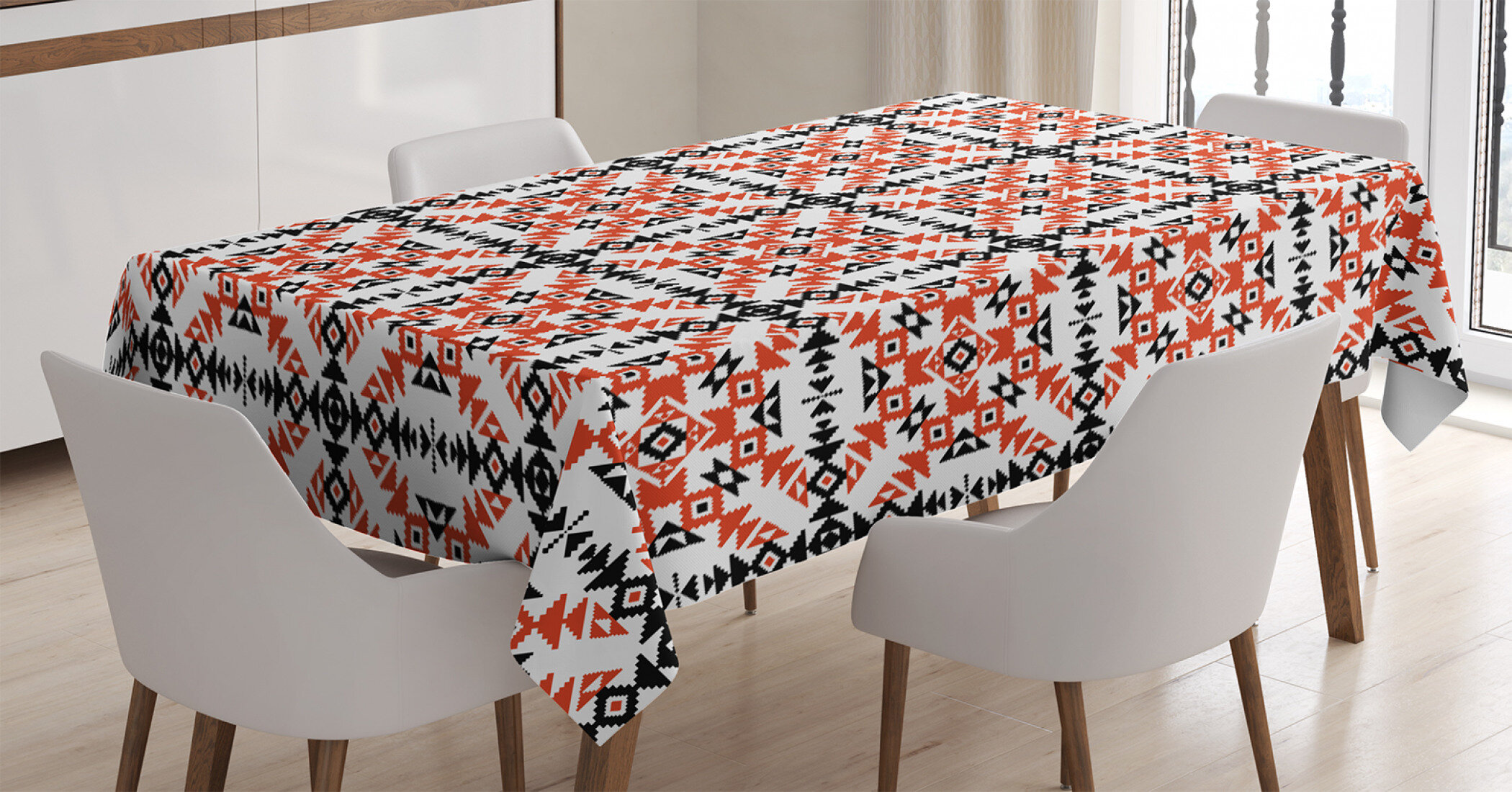 East Urban Home Ambesonne Ethnic Tablecloth Primitive Cultural